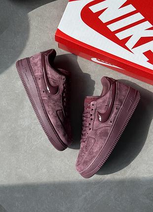 Nike air force 1 '07 burgundy crush