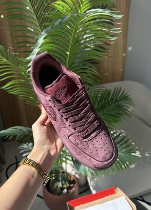 Nike air force 1 '07 burgundy crush 6