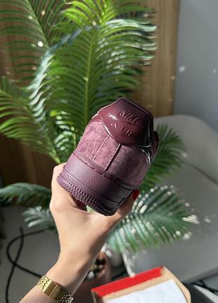 Nike air force 1 '07 burgundy crush 8