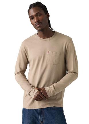 Мужской лонгслив levi's с карманом 2