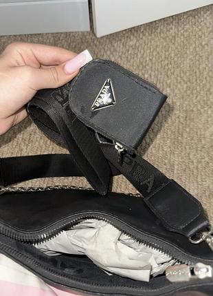 Сумка prada жіноча чорна 5