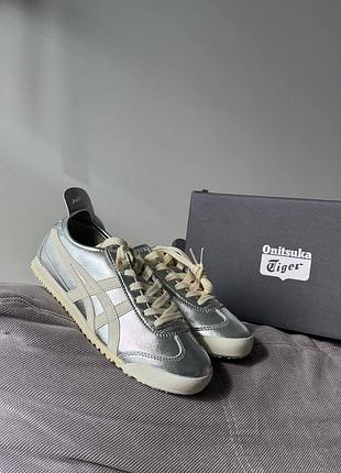 Onitsuka tiger mexico 66 ‘silver / off white’