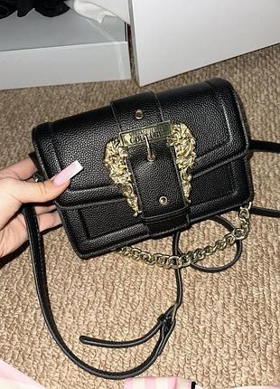 Сумка versace чорна жіноча