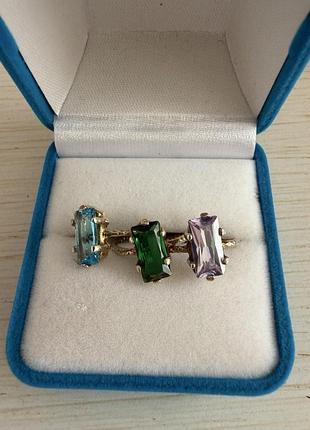 Три серебряных кольца molva jewelry 2