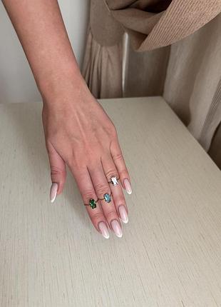 Три серебряных кольца molva jewelry 3