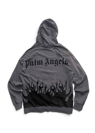 Чоловіче худі palm angels flame сіре ххл (л)