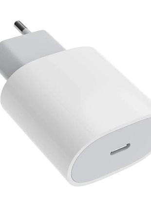 Швидка зарядка type-c 20w power delivery для iphone та android / блочок / зарядка