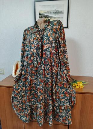 Сукня батал туніка великого розміру плаття платье жіноче
