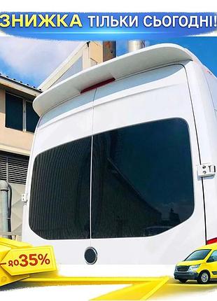 Спойлер anatomik v2 під фарбування для mercedes sprinter w906 2006-2018 склопластиковий елемент для покр ku-22