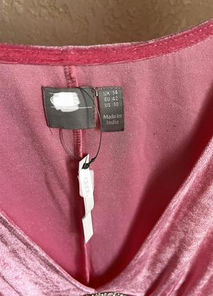 14 р довга ,нова оксамитова сукня  asos 8