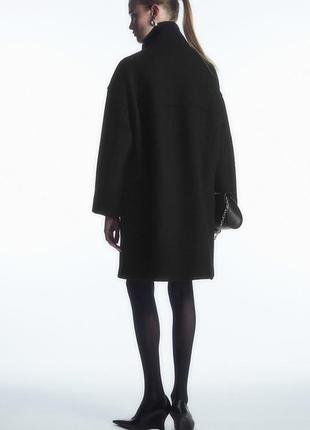 Cos funnel-neck boiled-wool coat 6