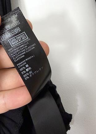 Чорний лонгслив в рубчик topshop 4