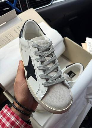 Golden goose white black star 3