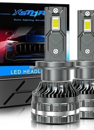 Светодиодные led автолампы h8 с canbus 6000k 25000lm xstorm