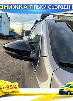 Накладки на зеркала bmw-style для volkswagen passat b7 2012-2015 2 шт хромированные самоклеящиеся для тю ku-22