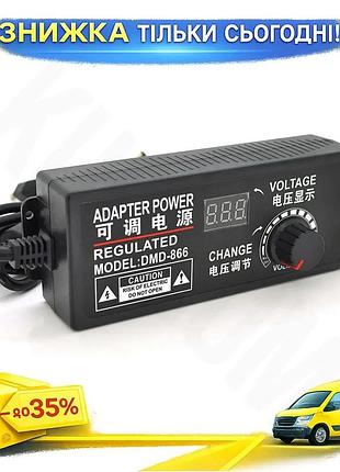 Ku адаптер живлення 9-24v universal fit 5a з регулюванням штекер 5,5*2,5 мм для заряджання ноутбуків т uni2l_k