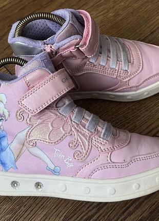 Geox демісезонні черевички з підсвіткою р.28 (18 см)