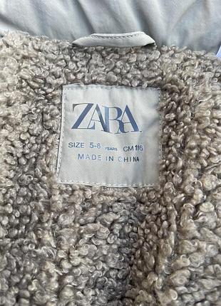 Пуховик /куртка zara 116cm 4