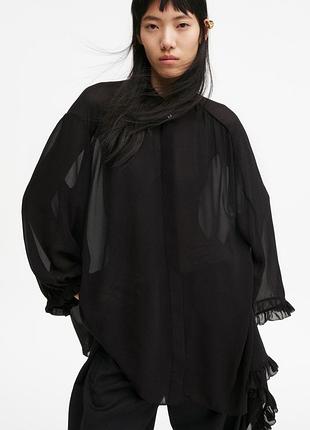 Шивоновая блузка h&m studio 2026 3