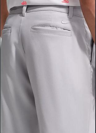 Легкі спортивні штани dri fit сірого кольору nike golf