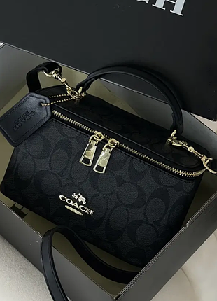 Сумка женская coach ava crossbody bag черный через плече коуч кросс боди