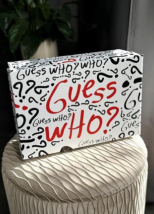 Фірмова коробка guess who, пачка на подарунок. подарункова брендова упаковка гесс "вгадай хто?"