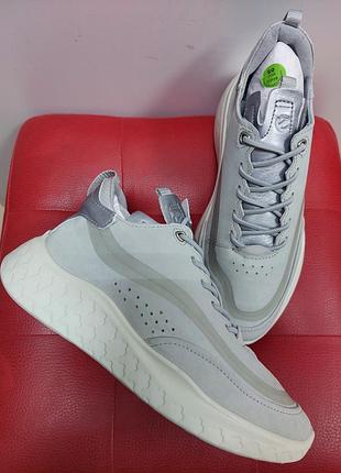 Кожаные кроссовки экко оригинал 35-36р