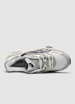 Asics gel-nyc white/ midnight 2