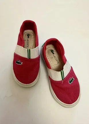 Мокасины детские lacoste тапочки