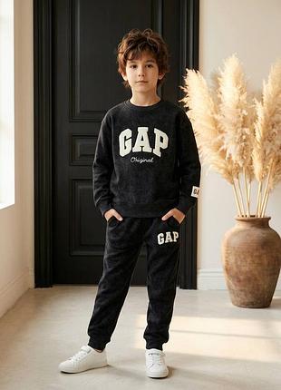 Костюм на хлопчика gap, чорний, варка, тринитка
