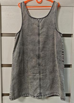 Джинсовый сарафан h&amp;m, 140р. 3