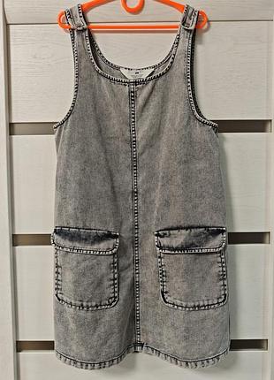 Джинсовий сарафан h&m, 140р.