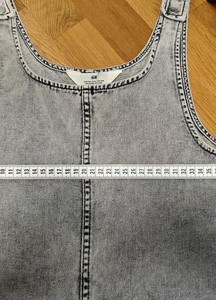 Джинсовый сарафан h&amp;m, 140р. 6