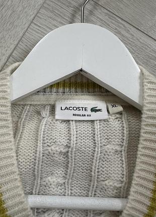 Котоновий джемпер lacoste 3