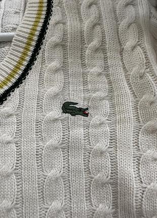 Котоновий джемпер lacoste 4