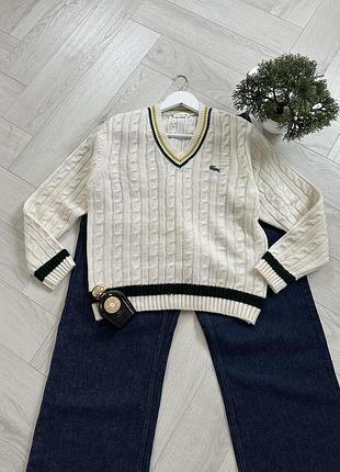 Котоновий джемпер lacoste 2
