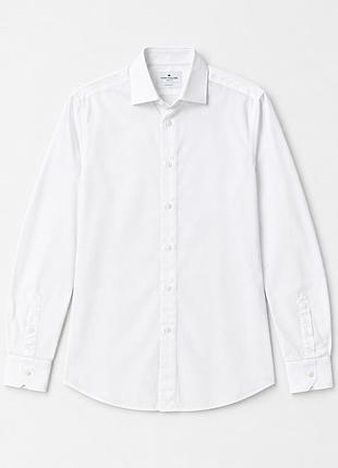 Класична біла чоловіча сорочка massimo dutti з італійської тканини (eur 38 / s)