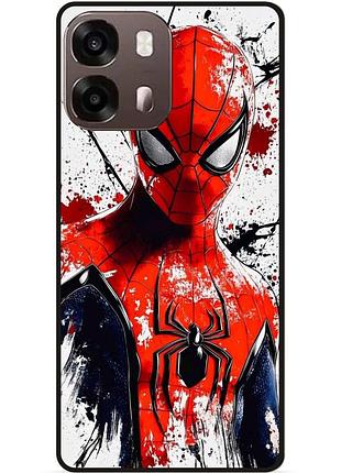 Силіконовий чохол бампер для oppo a6s з малюнком людина-павук spider man