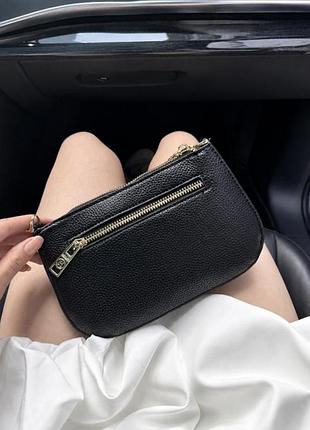 Женский клатч hermes black 4