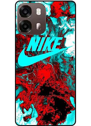 Чехол силиконовый бампер для oppo a6s с картинкой найк nike