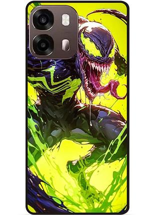 Чехол силиконовый бампер для oppo a6s с рисунком venom веном