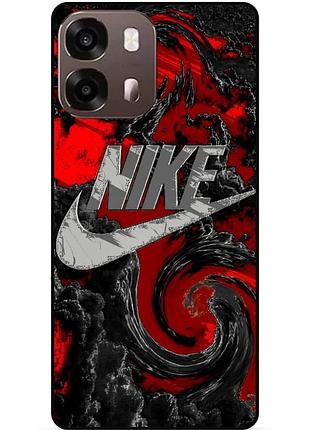 Чехол силиконовый бампер для oppo a6s с картинкой nike найк
