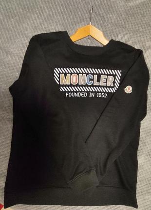 Moncler із білим графічним принтом «founded in 1952»