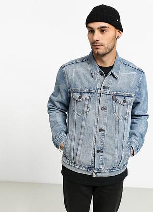 Levi's, оригинал джинсовая куртка, тракер 3