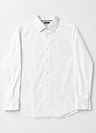 Біла чоловіча сорочка titto bluni slim fit (розмір 40 / m, made in spain)