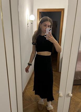 Сатинова спідниця