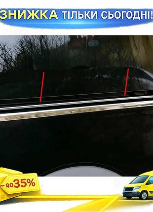 Молдинг на рейку сдвижной двери нержавеющая сталь ford connect 2006-2009 хром накладки для тюнинга авто ku-22