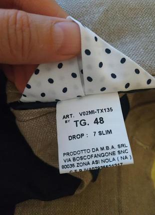 Пиджак лен valditaro sartoria 4