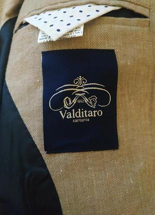Пиджак лен valditaro sartoria 3