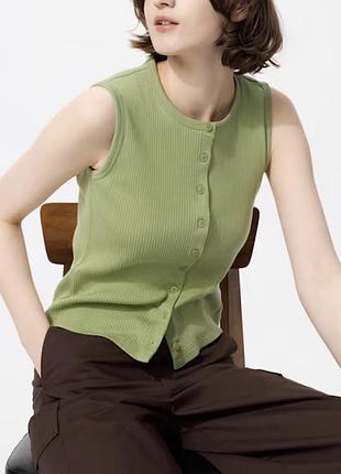 Майка жилетка uniqlo хаки
